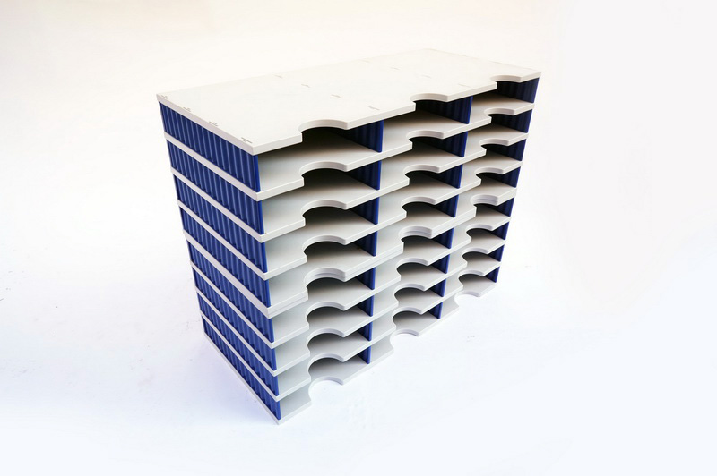 archivador cajonera papeles plastico 29x72x33 2u